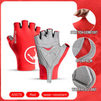 Fingerless Cycling Gloves Breathable Non Slip Grip for Bike Riding