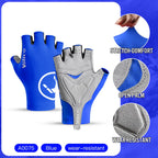 Fingerless Cycling Gloves Breathable Non Slip Grip for Bike Riding