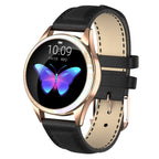 Ladies Smartwatch Stainless Steel Slim Circular Wrist Watch