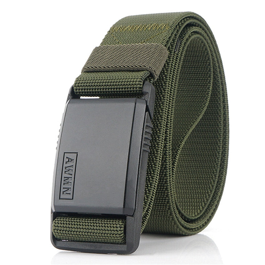 Magnetic Tactical Belt Military Style Adjustable Waist Strap