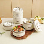 Insulated Stainless Steel Stackable Lunchbox Set