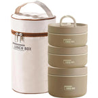 Insulated Stainless Steel Stackable Lunchbox Set