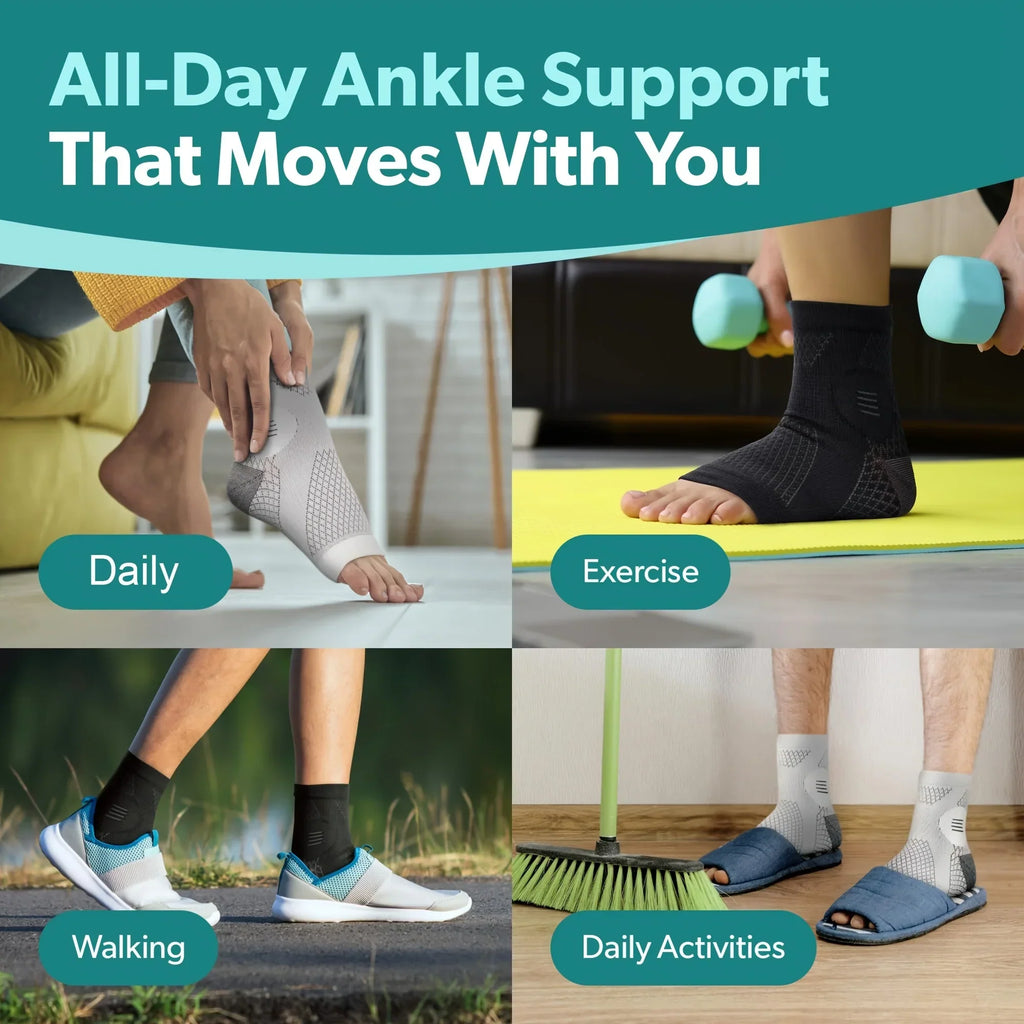 Compression Socks for Feet Circulation Support and Pain Relief
