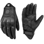Motorcycle Riding Gloves with Reinforced Knuckle and Non-Slip Grip