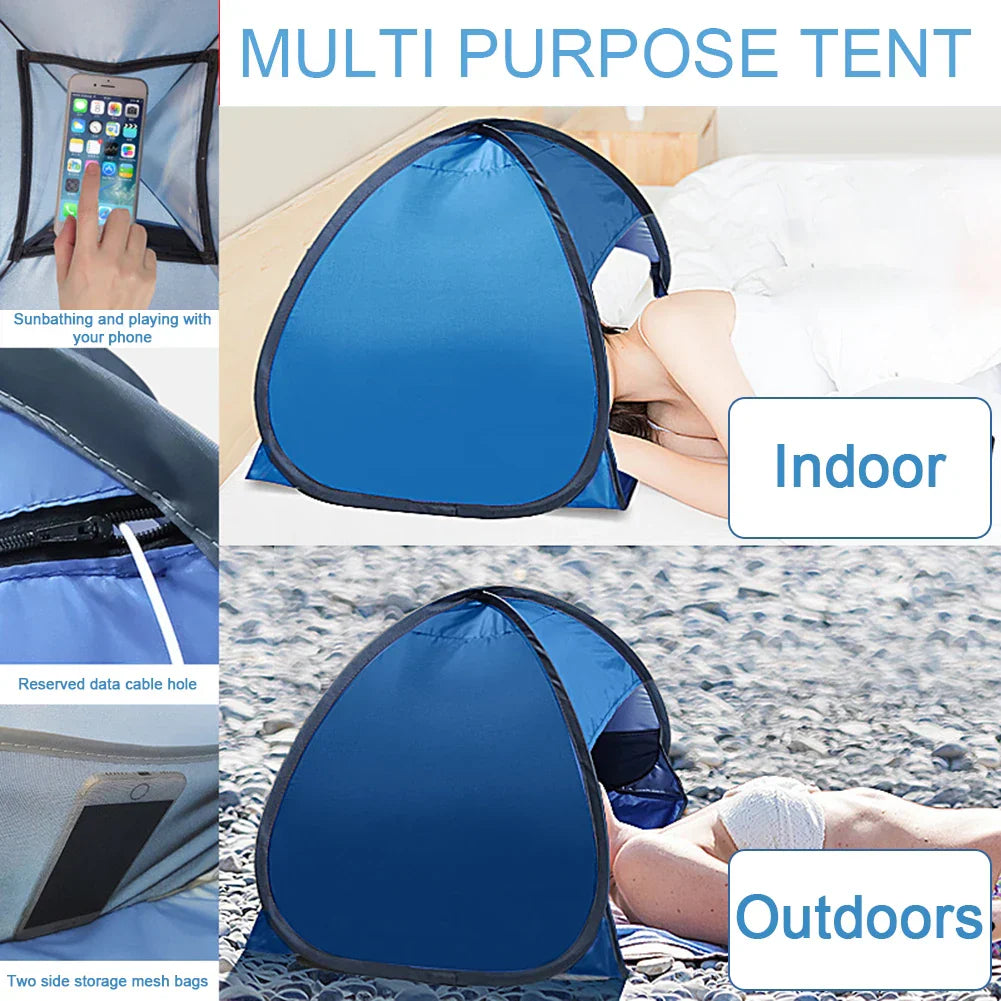 Pop-Up Beach Tent UV Protection Sun Shelter Outdoor Shade Canopy