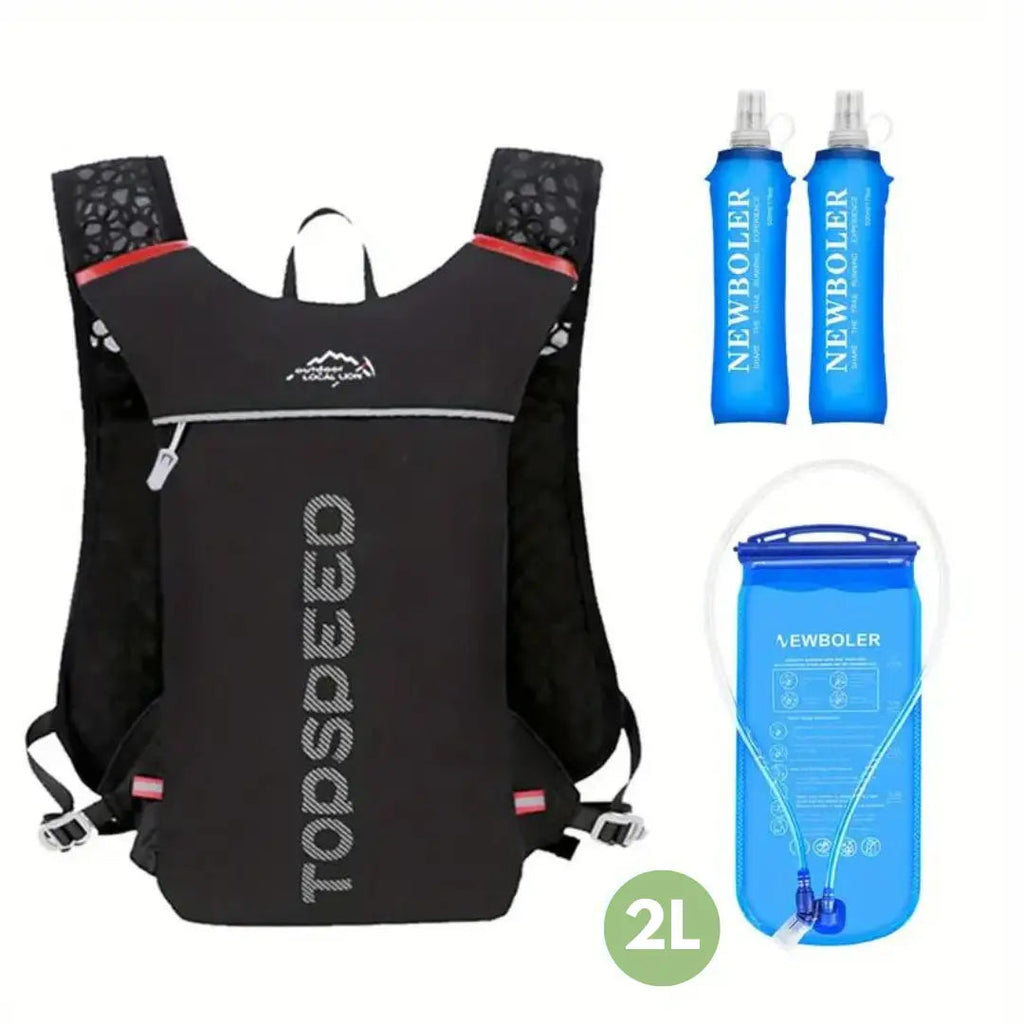 Hydration Backpack 5L with 2L Water Bladder and Bottles Lightweight Water Pack