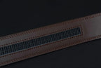 Automatic Adjustable Ratchet Belt Genuine PU Leather Without Holes