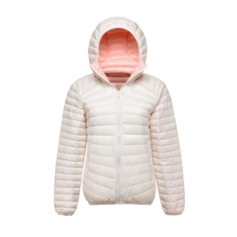 Men’s Lightweight Down Jacket Packable Puffer Coat Zip-Up