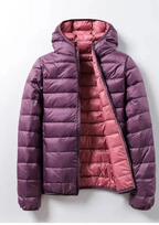 Men’s Lightweight Down Jacket Packable Puffer Coat Zip-Up
