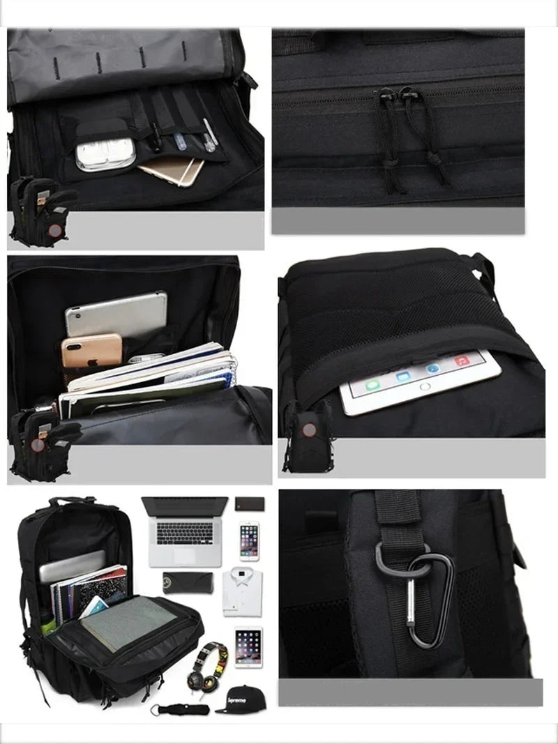 50 Liter Waterproof Emergency Backpack Multifunctional Outdoor Bag