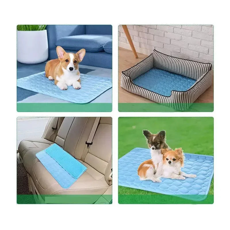 Pet Cooling Mat Double-Sided Washable Pad for Dogs and Cats