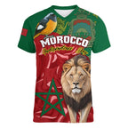 Morocco Football Shirt V Neck Supporter Jersey