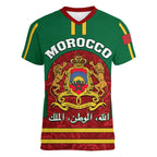 Morocco Football Shirt V Neck Supporter Jersey