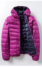 Men’s Lightweight Down Jacket Packable Puffer Coat Zip-Up