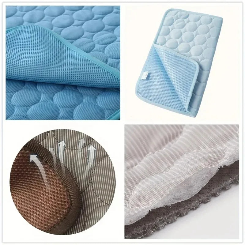 Pet Cooling Mat Double-Sided Washable Pad for Dogs and Cats