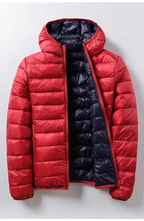 Men’s Lightweight Down Jacket Packable Puffer Coat Zip-Up