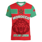 Morocco Football Shirt V Neck Supporter Jersey