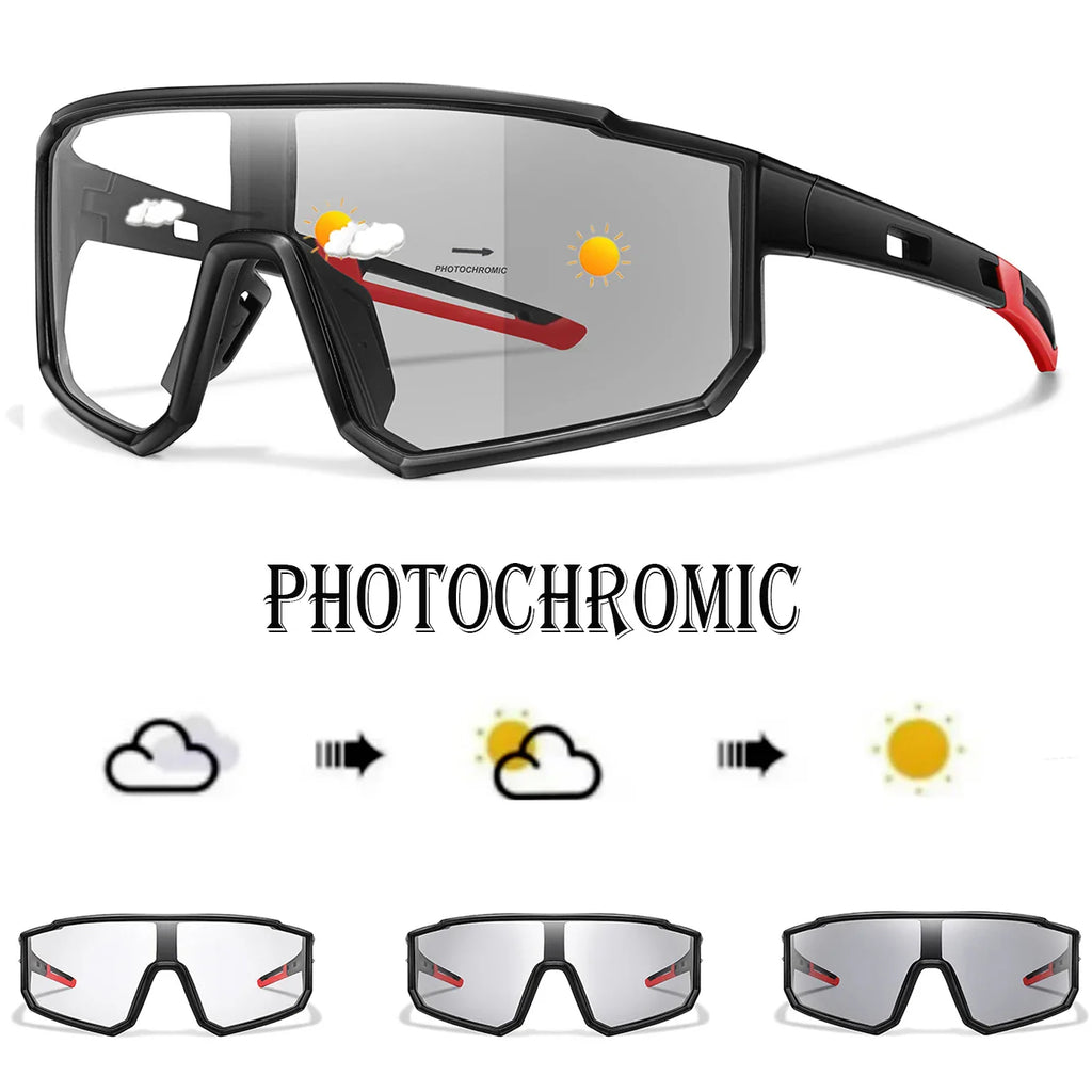 Sport Sunglasses Photochromic UV Protection Lightweight Frame