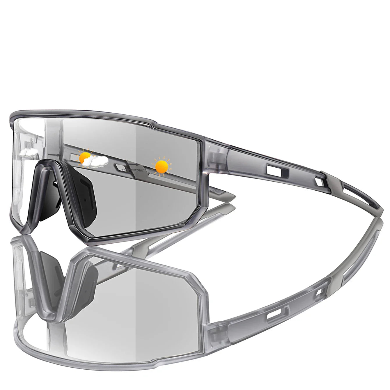 Sport Sunglasses Photochromic UV Protection Lightweight Frame