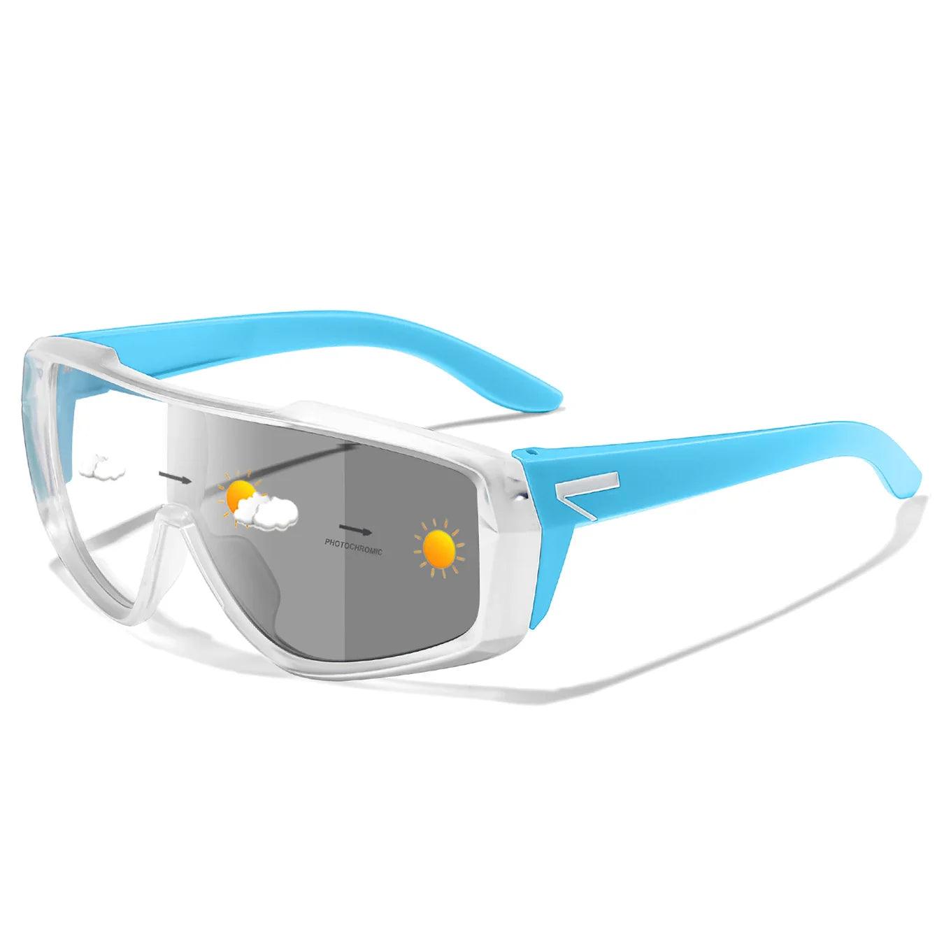 Sport Sunglasses Photochromic UV Protection Lightweight Frame