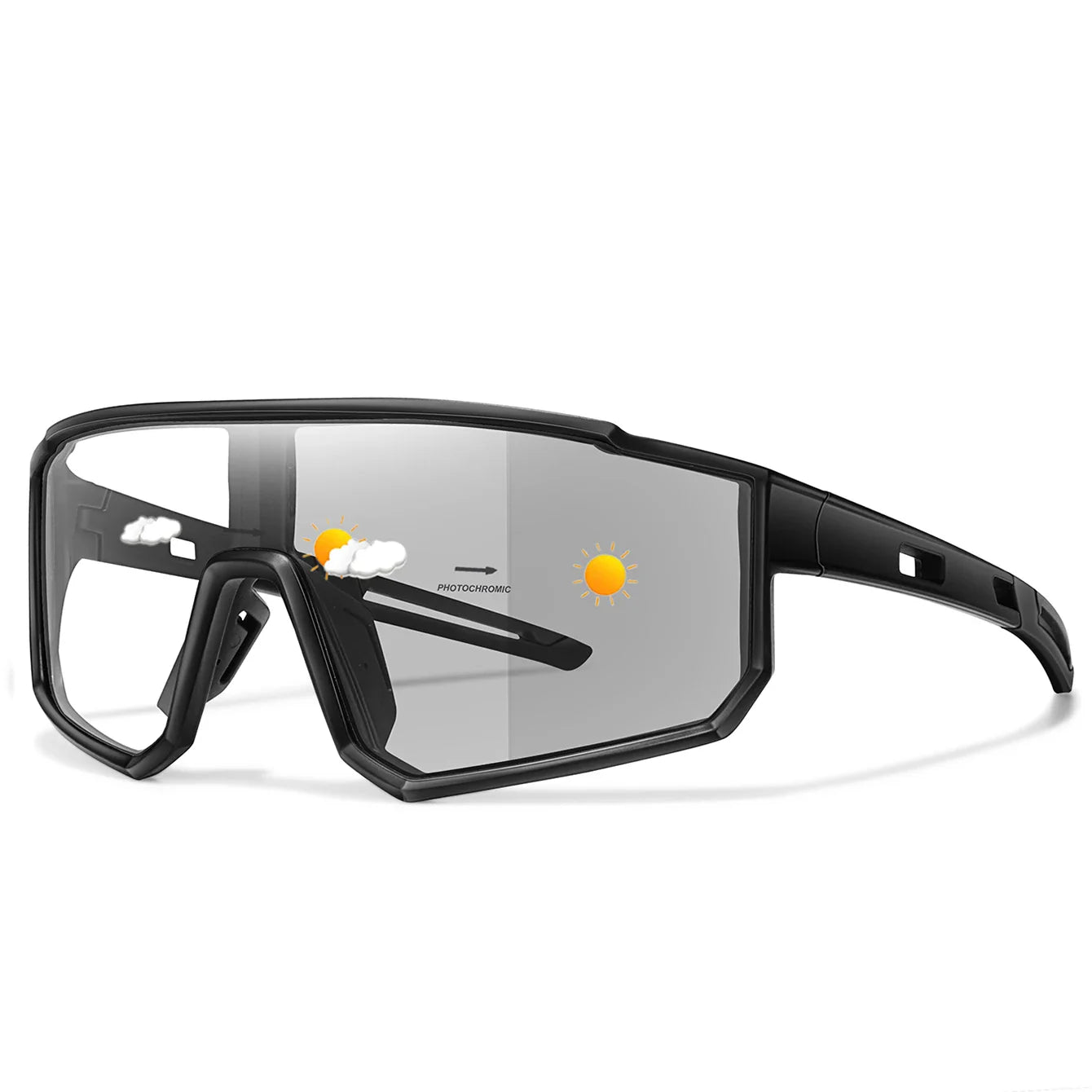 Sport Sunglasses Photochromic UV Protection Lightweight Frame