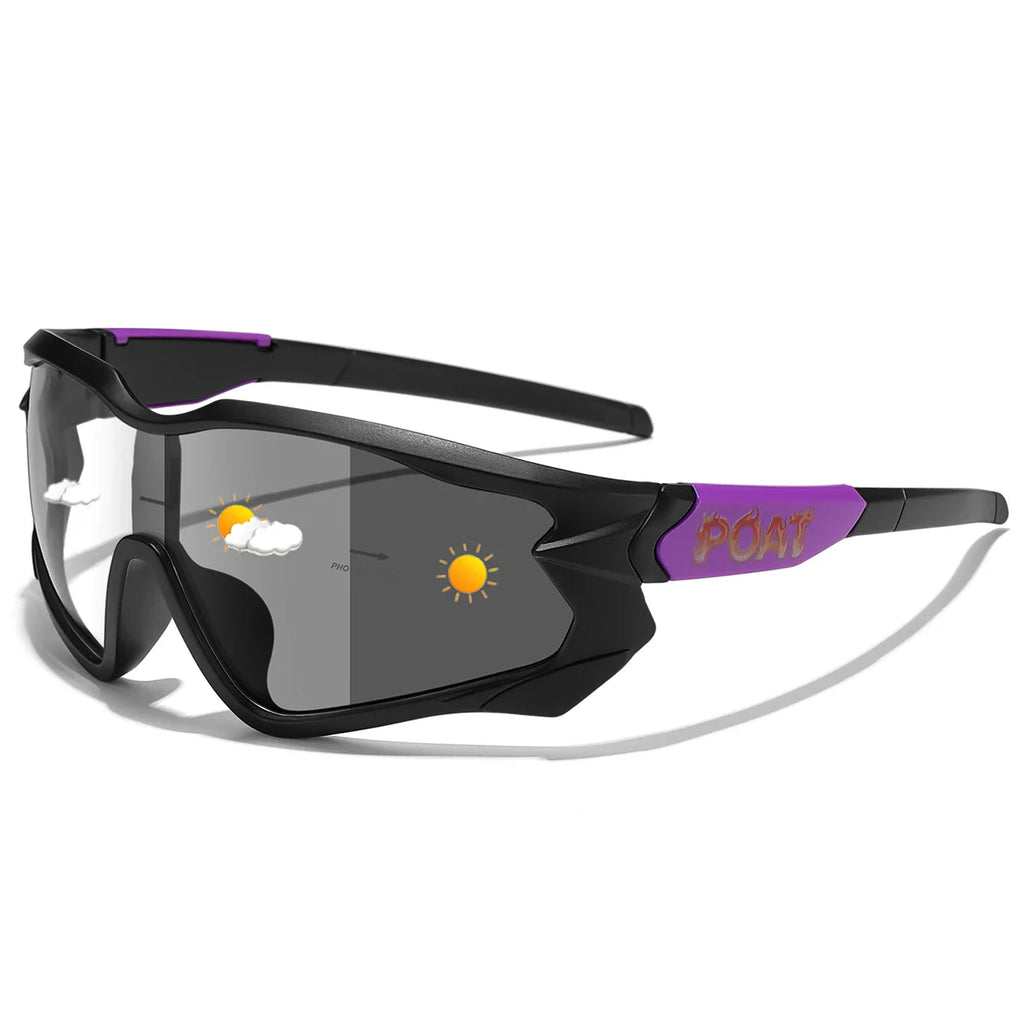 Sport Sunglasses Photochromic UV Protection Lightweight Frame