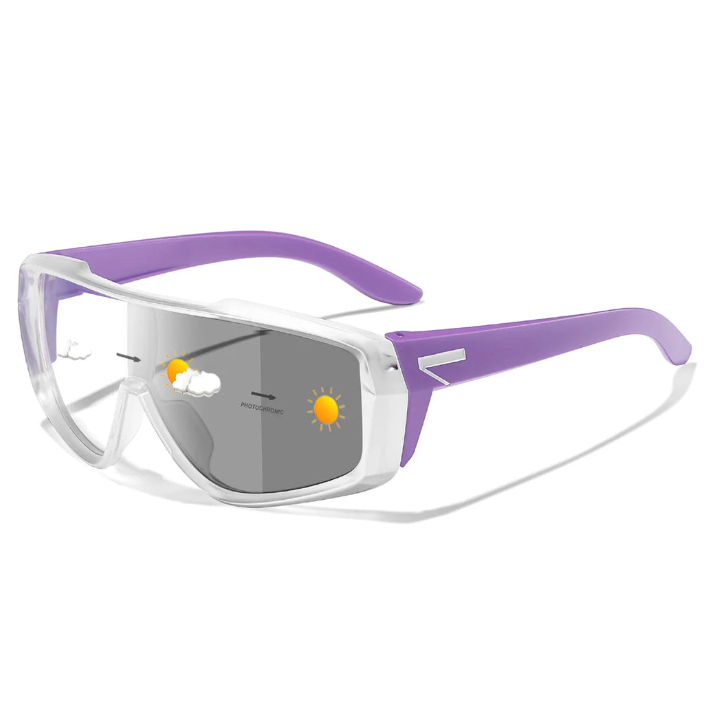 Sport Sunglasses Photochromic UV Protection Lightweight Frame