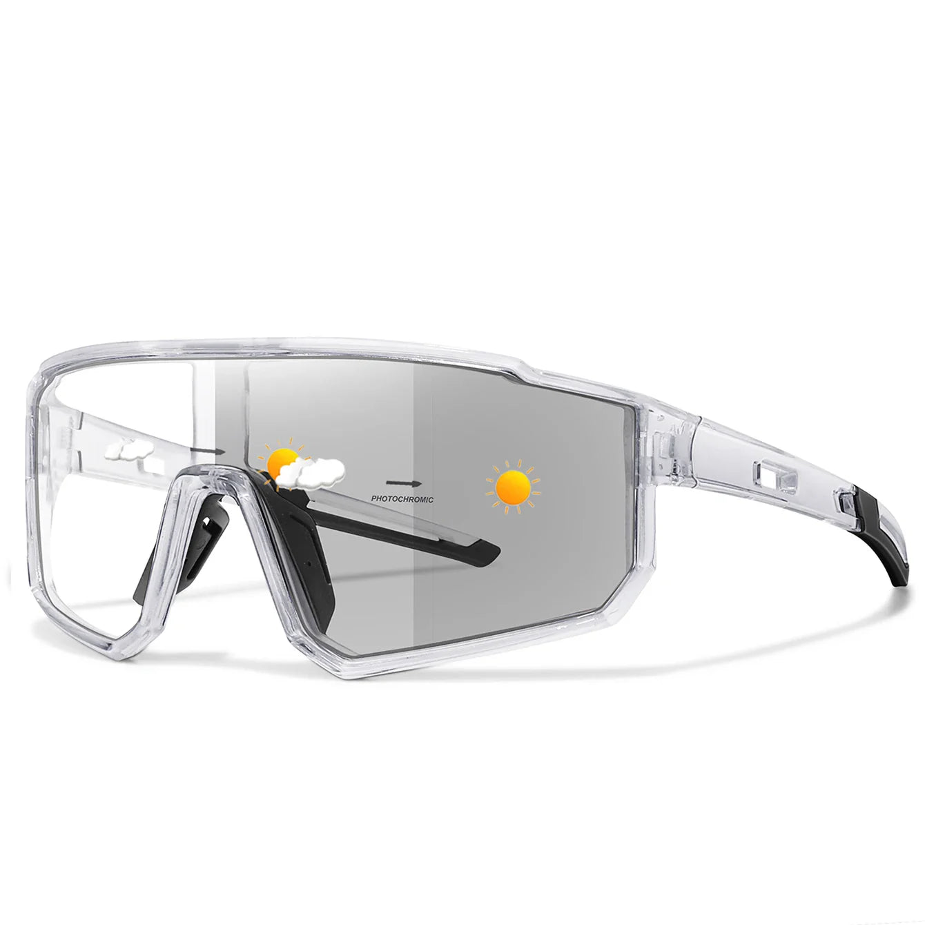 Sport Sunglasses Photochromic UV Protection Lightweight Frame