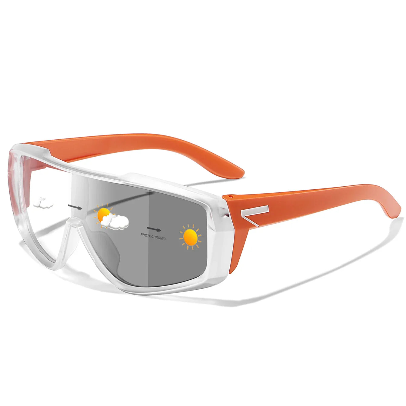 Sport Sunglasses Photochromic UV Protection Lightweight Frame