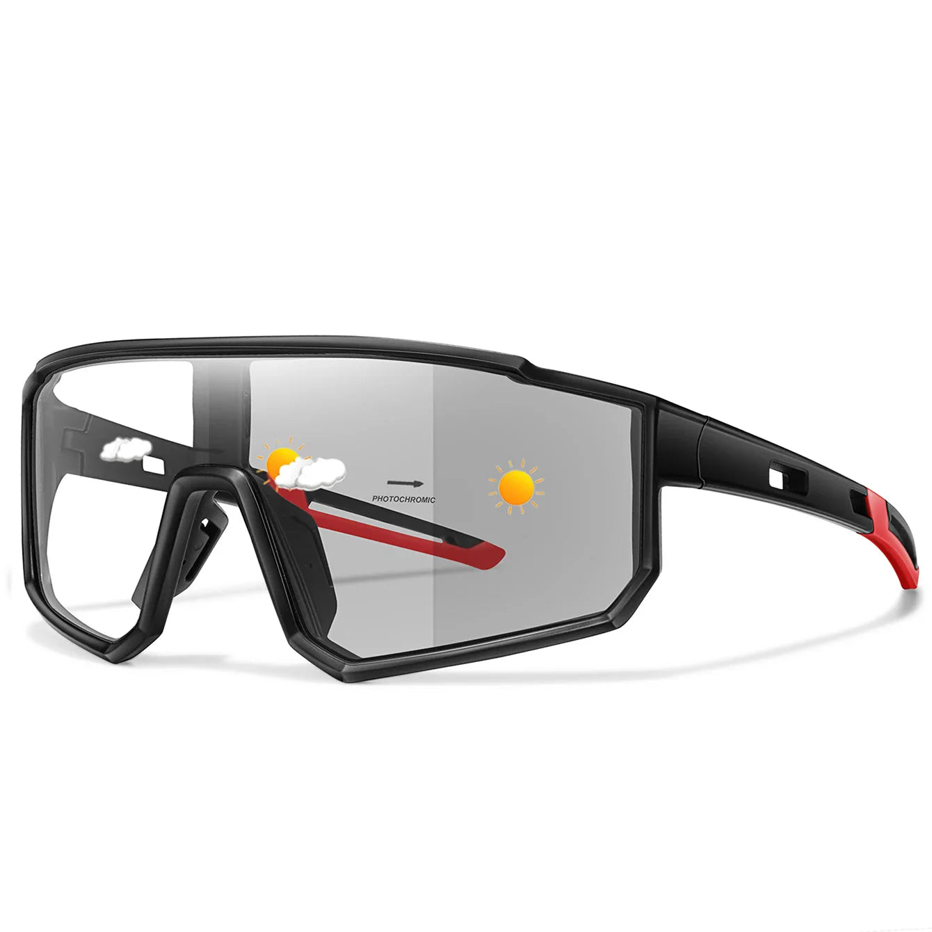 Sport Sunglasses Photochromic UV Protection Lightweight Frame