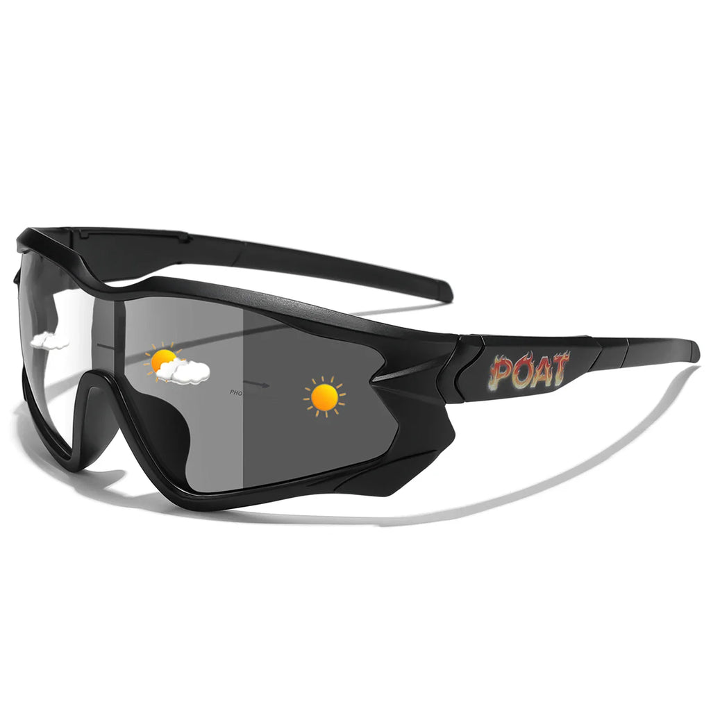 Sport Sunglasses Photochromic UV Protection Lightweight Frame