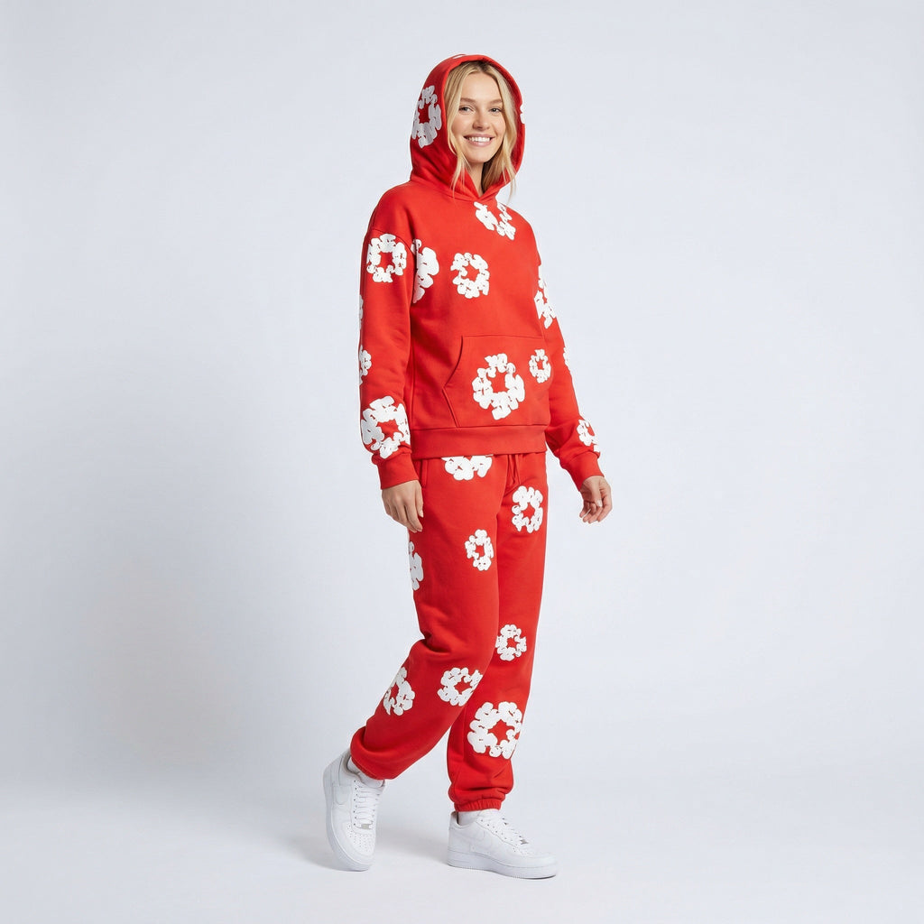 Women's 2-Piece Tracksuit Hoodie and Jogging Pants Set