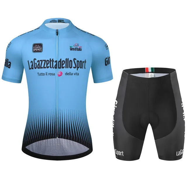 Men's Cycling Clothing Set Breathable Elastic Sportswear