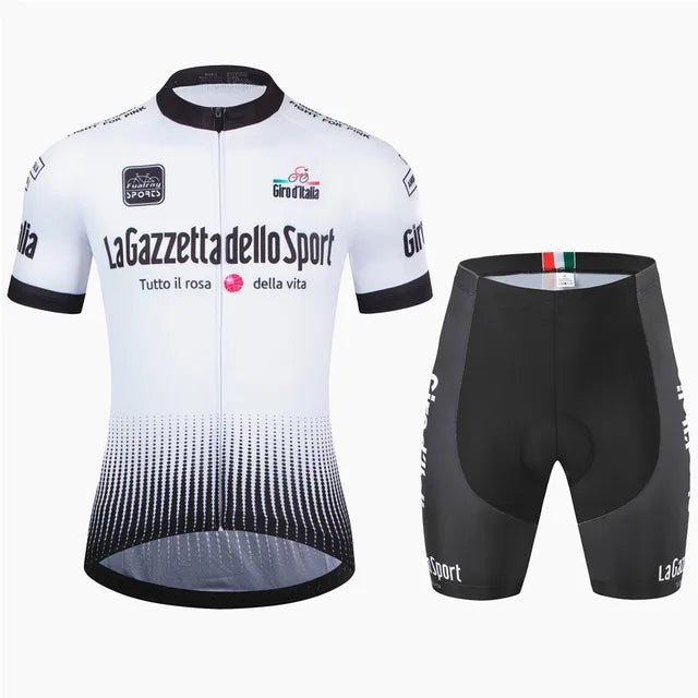 Men's Cycling Clothing Set Breathable Elastic Sportswear