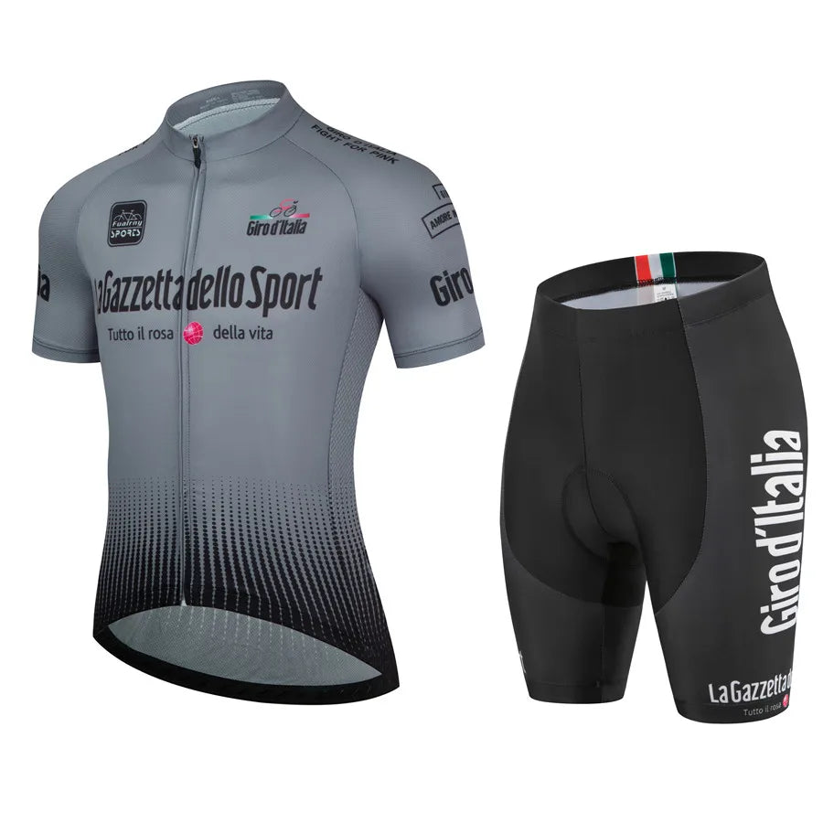 Men's Cycling Clothing Set Breathable Elastic Sportswear