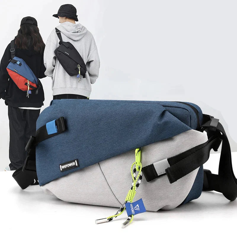 Crossbody Bag Adjustable Shoulder Strap Unisex Nylon Cross Body Bag