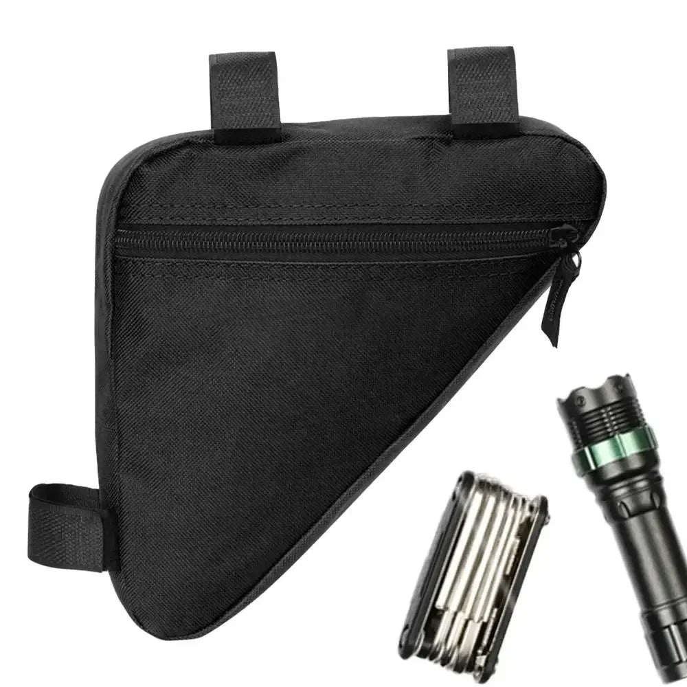 Triangle Frame Bike Bag Water-Resistant Bicycle Storage Bag with Reflective Strip