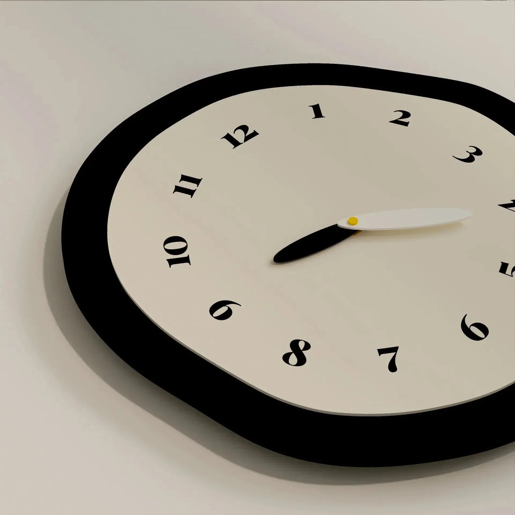 Abstract Acrylic Wall Clock with Silent Design