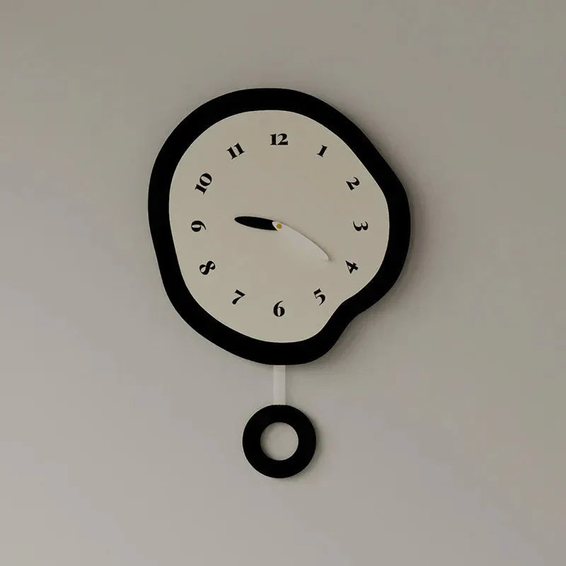 Abstract Acrylic Wall Clock with Silent Design