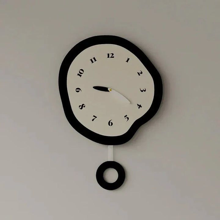 Abstract Acrylic Wall Clock with Silent Design