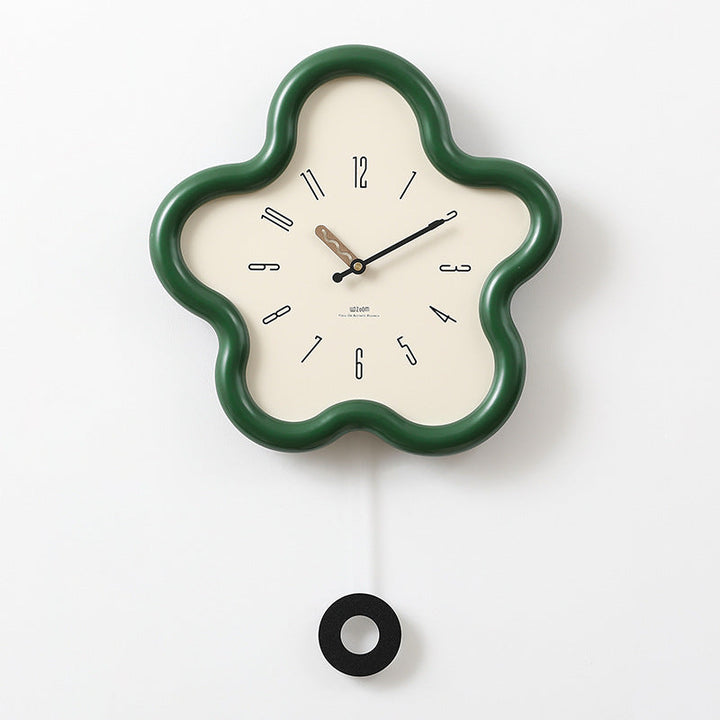 3D Bloom Pendulum Clock for Whisper-Quiet Environment
