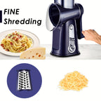 5-in-1 Rotary Cheese Grater and Vegetable Slicer