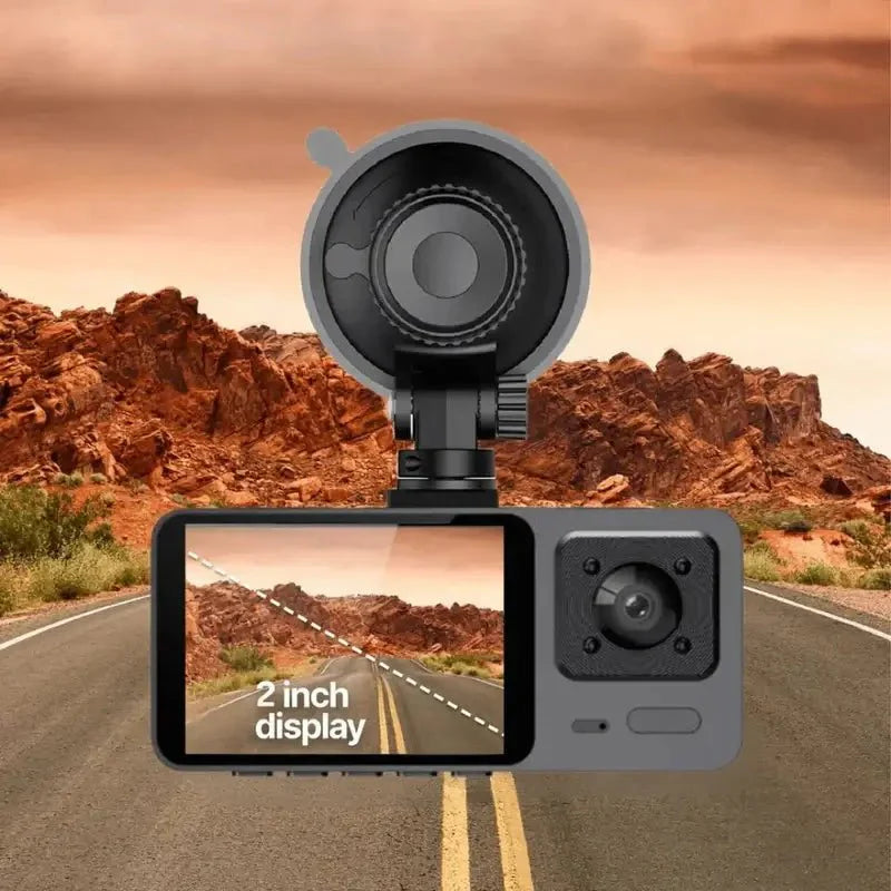 4K Car Dash Camera with Wide-Angle Lens