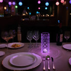 Crystal Table Lamp Touch Control Dimmable Rechargeable LED Light