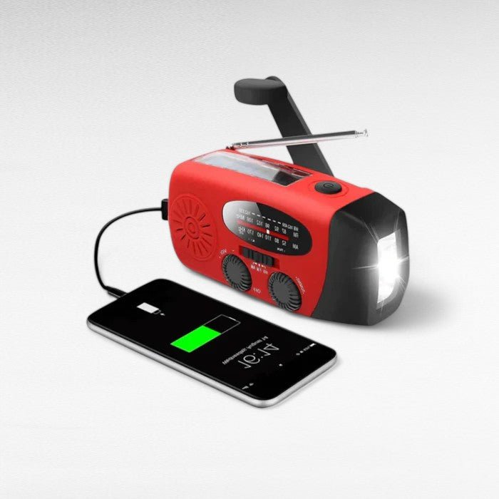 Hand Crank Emergency Radio with Flashlight