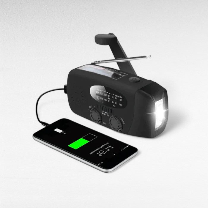 Hand Crank Emergency Radio with Flashlight