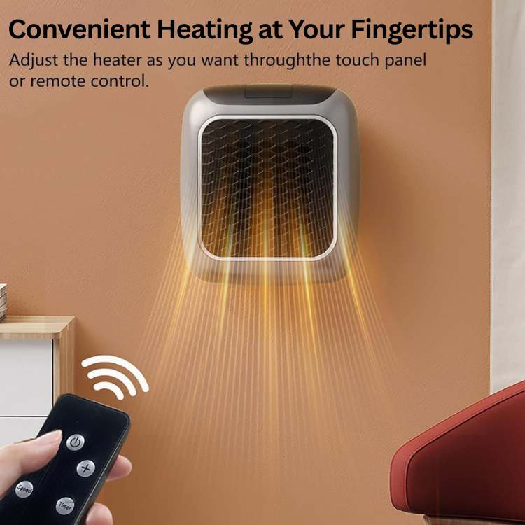 Portable Electric Space Heater with Remote Control