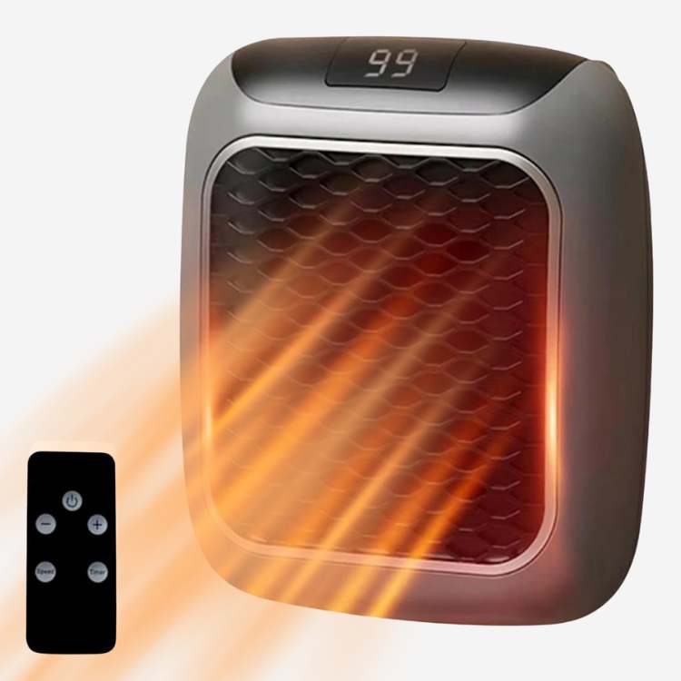 Portable Electric Space Heater with Remote Control